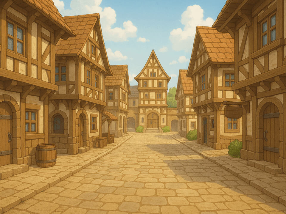 中世の町