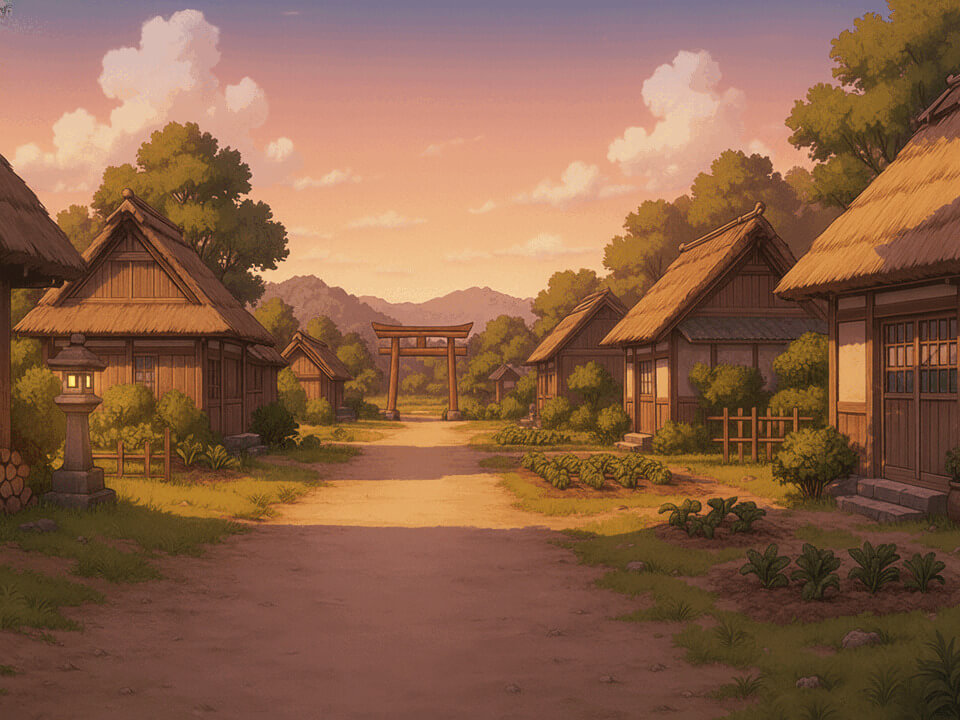 rural_village_evening