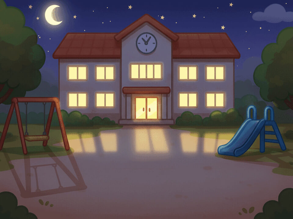 school_yard_night
