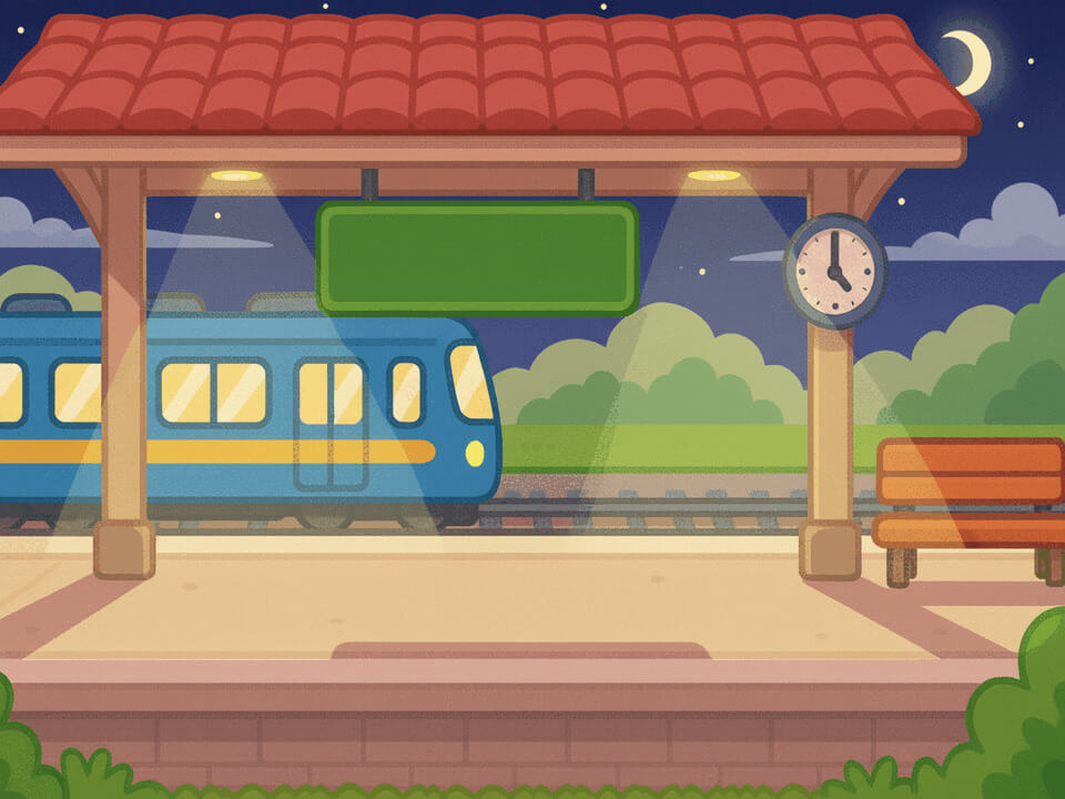 train_platform_night
