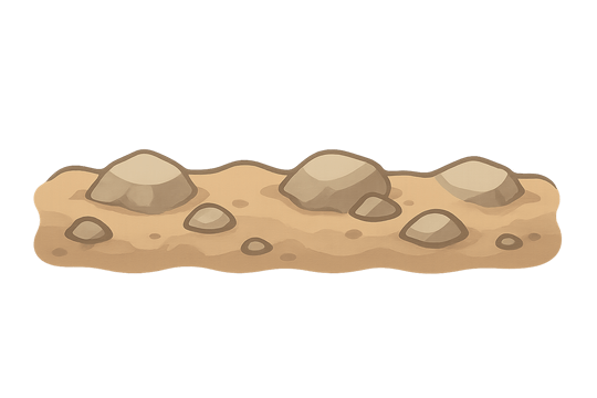 地面（石と砂）