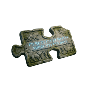 石のパズルピース