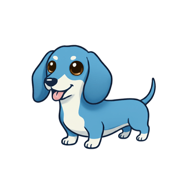 ダックスフンド（ブルー）