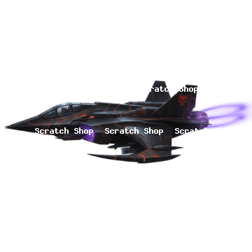 戦闘機（ブラック）