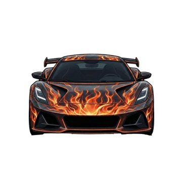 スポーツカー（炎）